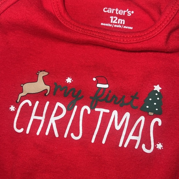 *Like New* My First Christmas Baby Onesie | 12 months - Picture 2 of 3